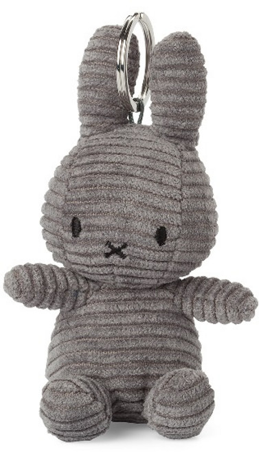 Bon Ton Toys 荷蘭 米飛 燈芯絨 鑰匙圈 灰色, 1個