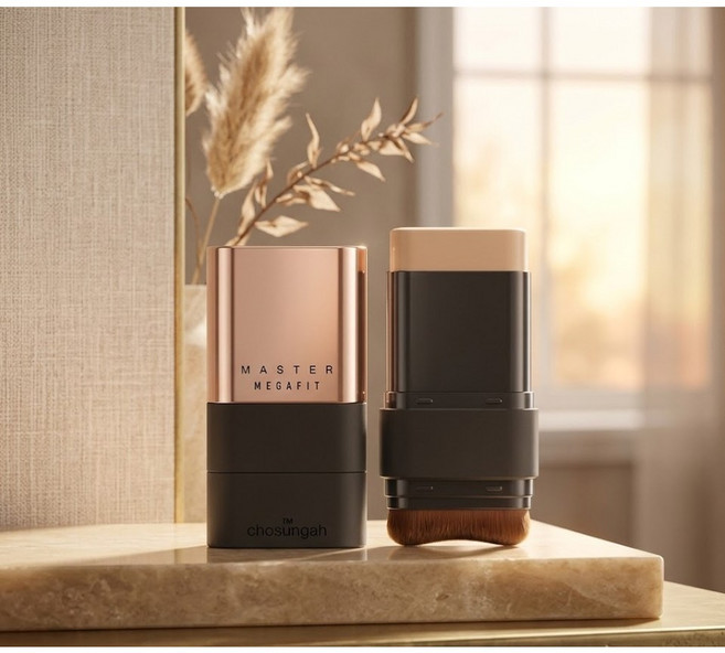 조성아TM 메가 핏 스틱 파운데이션 마스터 SPF50+ PA++++ 16g, 1개, 02 SAND BEIGE