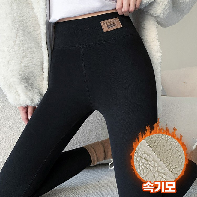 로렌미 패치스 양털 기모 레깅스 S250908FW-9