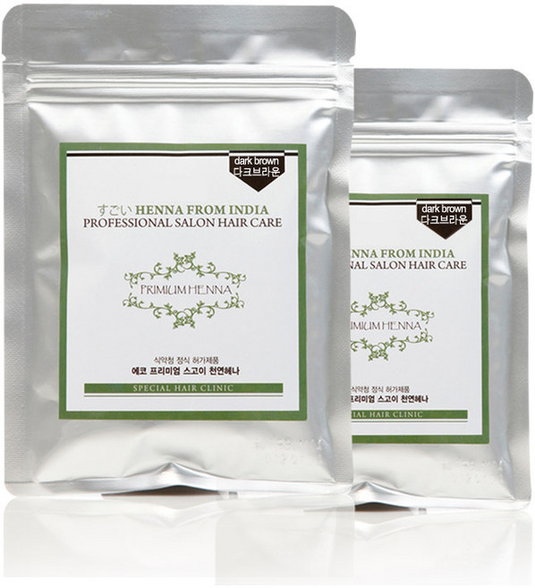 스고이헤나 100% 천연 헤나염색약 부드러운 모발윤기 순한새치염색, 스고이_다크브라운, 1개