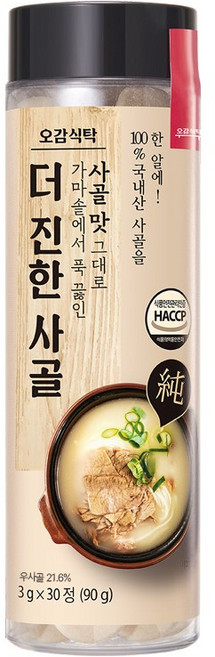 오감식탁 더 진한 사골, 90g, 1개