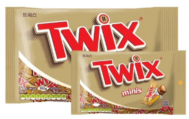 트윅스 미니스 260g + 90g 수입초콜릿, 1개