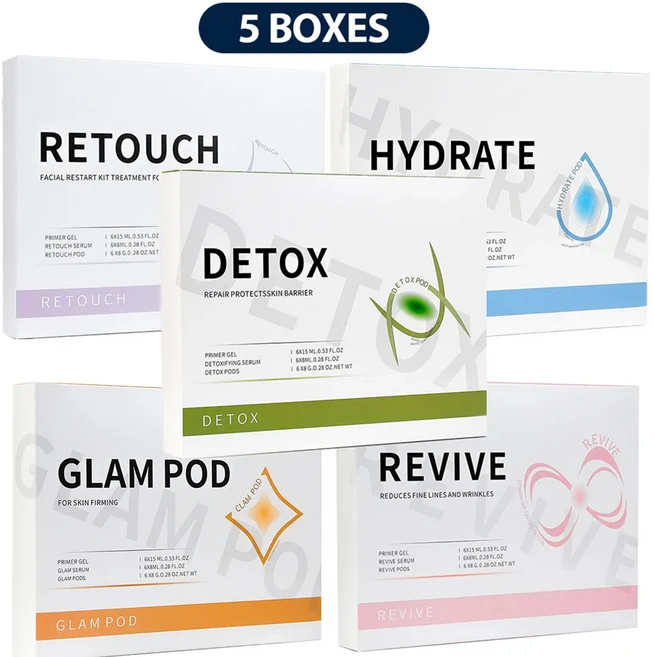 아쿠아 페이셜 기계용 글램 팟 버블 뷰티 CO2 리바이브 캡슐 스파 피부 클렌징, 02 set-7