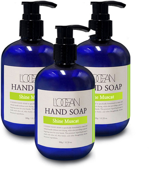 로쎄앙 핸드워시 샤인머스캣향, 3개, 300ml