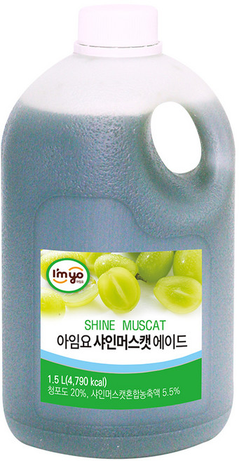 아임요 샤인머스캣 에이드, 1.9kg, 1개