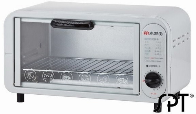 尚朋堂 8L小烤箱 SO-388 旋鈕定時 輕巧方便 單身貴族 小家庭適用, 詳見包裝