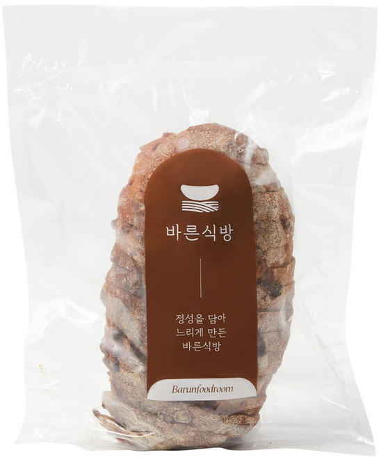 바른식방 크랜베리호두 깜빠뉴 (유기농 통밀 사용), 600g, 1개