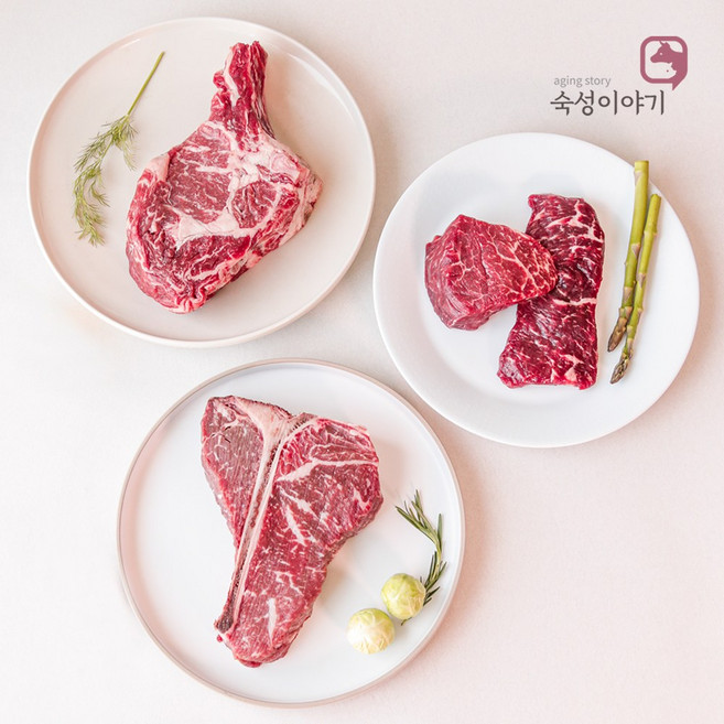 숙성이야기 드라이에이징 패밀리(3 4인) 프리미엄 스테이크 세트, 1개