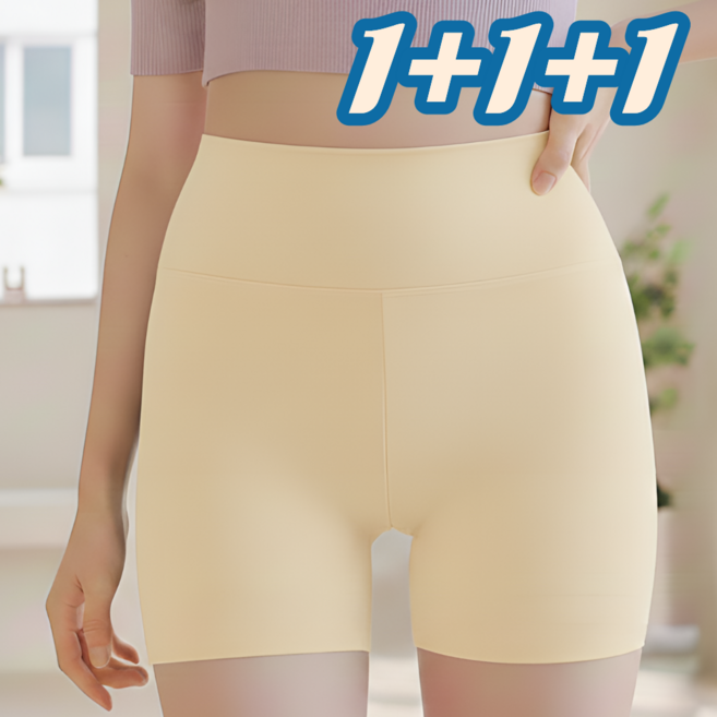 더누아베 여성 심리스 하이웨스트 3부 보정 속바지