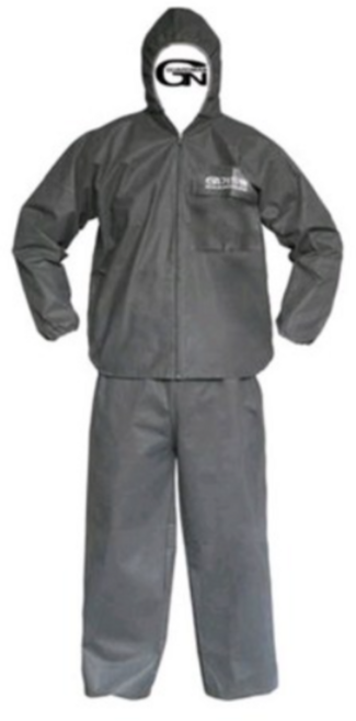 가드맨 일회용 작업복 PP 투피스, 회색, 24개