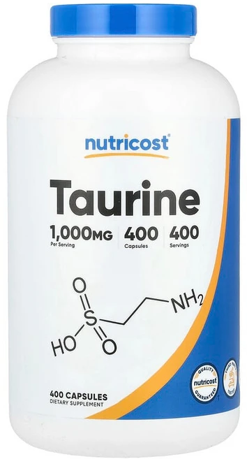Nutricost 타우린 1000mg 캡슐 400정 NCS-67950 - 쿠팡