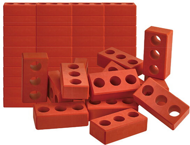 [캐스비] [조작쌓기놀이] 벽돌블럭2종80pcs(1567set), 1개