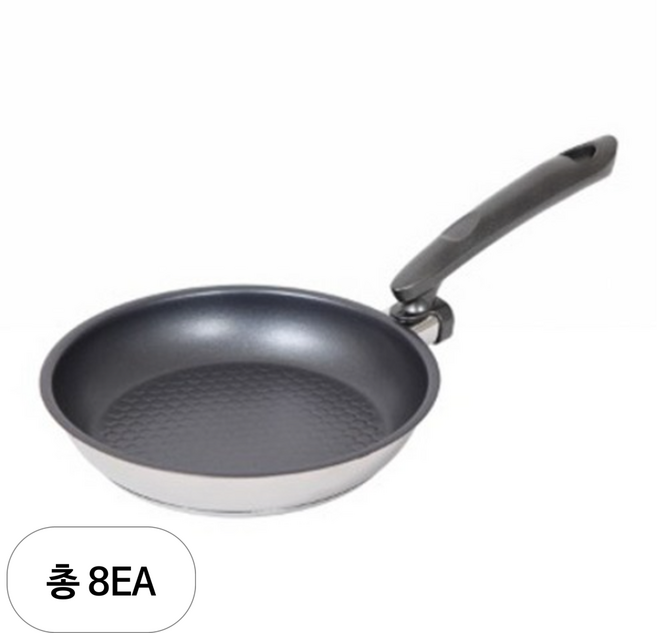 알텐바흐 인덕션 올클래드 바닥 5중 스텐팬, 22cm, 8개