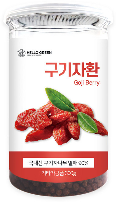 헬로우그린 국산 청양 구기자환 300g 청양 구기자 고지베리 행사중, 1개