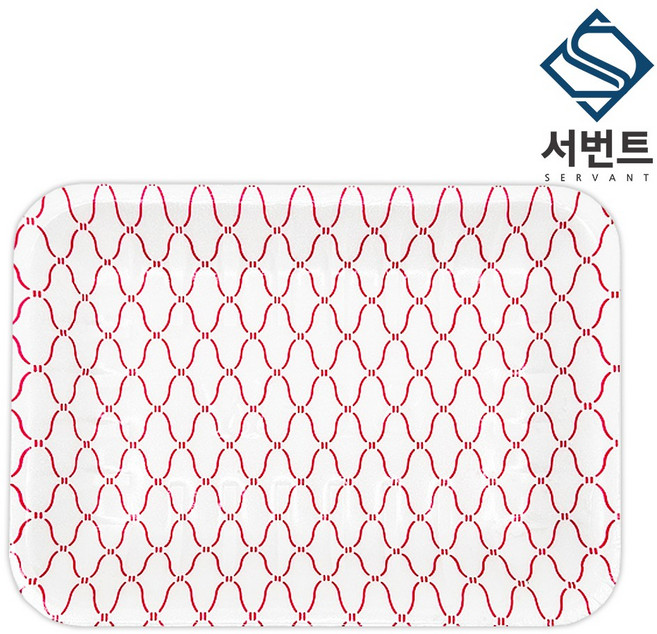풍원 PSP트레이 발포트레이 18호 적색 스티로폼용기 정육 생선 족발 포장용기, 1박스, 400개