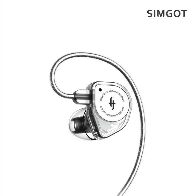 SIMGOT [Simgot] EW100 DSP (With Type-C&Mic) Clear, EW100 CLEAR, 단품