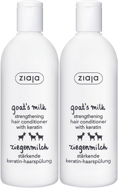 지아자 산양유 단백질 헤어 린스 컨디셔너, 200ml, 2개