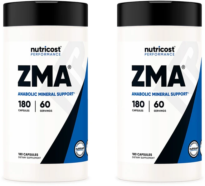 뉴트리코스트 ZMA 490mg 60회분, 2개, 단품, 180정 - 쿠팡