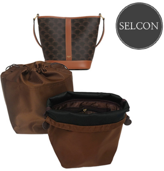 셀컨 셀린느 트리옹프 트리오페 스몰 버킷백 나일론 방수 명품 이너백