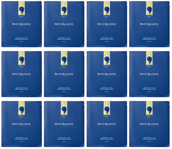 더멀매트리스 페이셜 더멀케어 멀티 수면 콜라겐 마스크팩, 1매, 12개