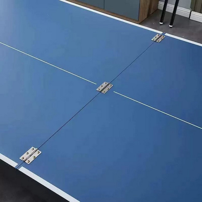 간이탁구대 분리형 미니 학교 접이식 탁구다이 폴더블, 1개, 중형 접이식 2400 x 1200 12mm