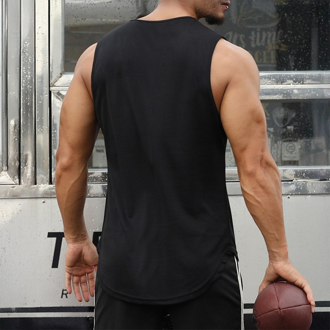 台灣24h出貨 工作背心 透氣速乾寬鬆運動 健身 籃球上衣 無袖 吊嘎 跑步 重訓衣