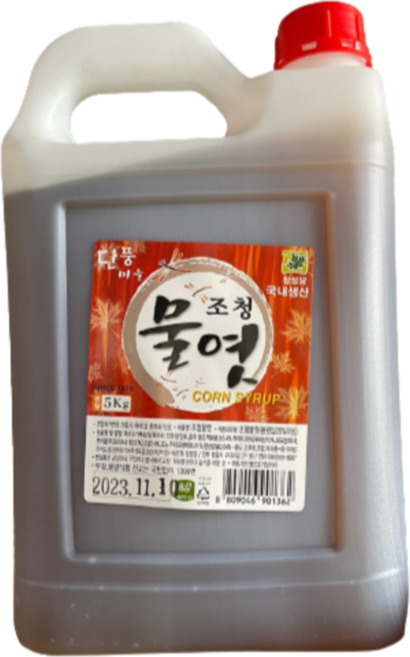 단풍마을 조청물엿 5kg 맥아 황엿, 1개