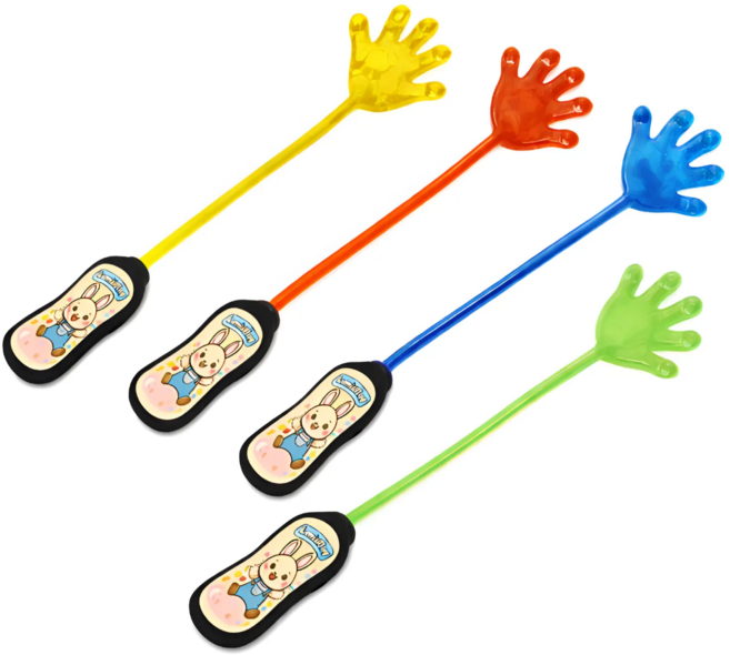 라라앤코 재미있는 손바닥 끈끈이 보드 게임 놀이, 블루+그린+핑크+옐로우, 1세트