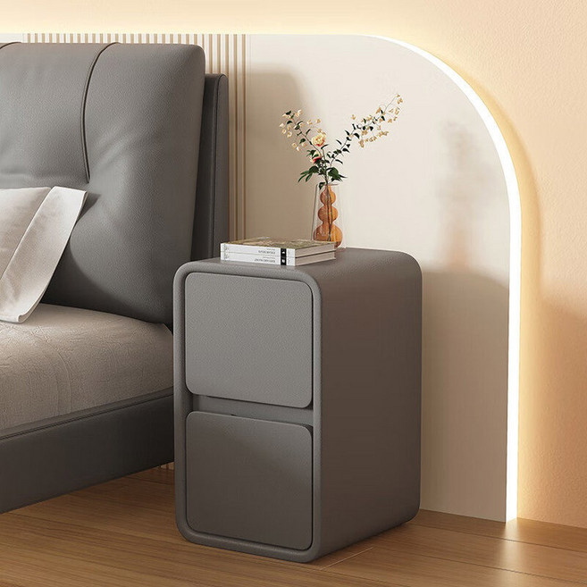 인테리어 협탁 테이블 침대 커스텀침대 스툴 미니 원형 미송원목 북유럽 현관 침실가구 금색, 다크그레이 원목서랍 25폭 40 48cm 풀옵션, 1개