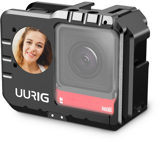 주닉스 UURIG CC-ONE RS insta360 카메라 전용 케이지 vlog용 금속케이지, 1개