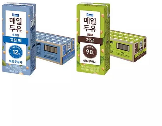 매일두유 고단백 190ml 24개+렌틸콩 190ml 24개