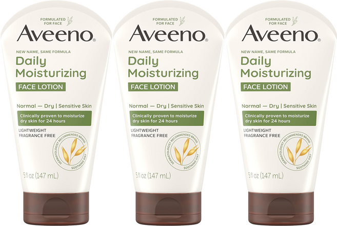 아비노 데일리 오이스쳐 페이스 로션 수분 로션, 3개, 147ml