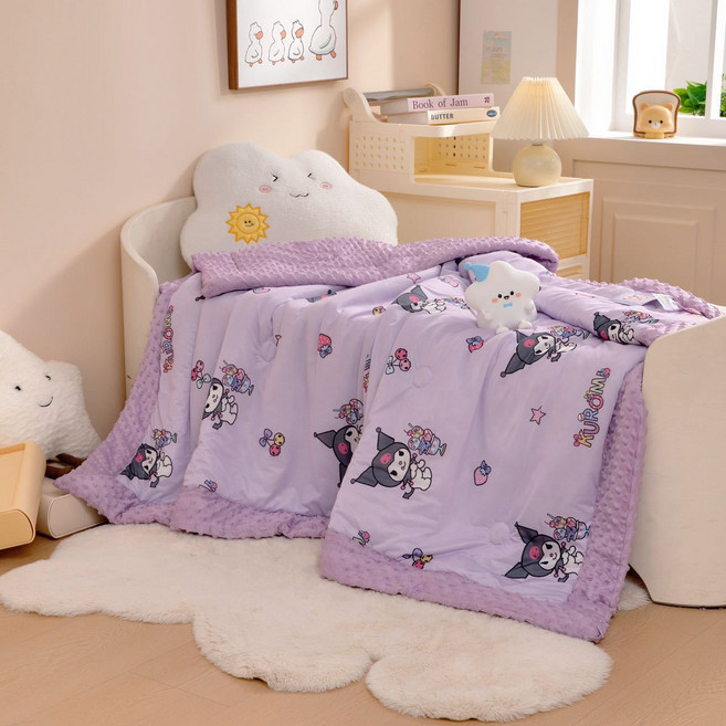 산리오 디즈니 캐릭터 정품 이불 담요 110x150