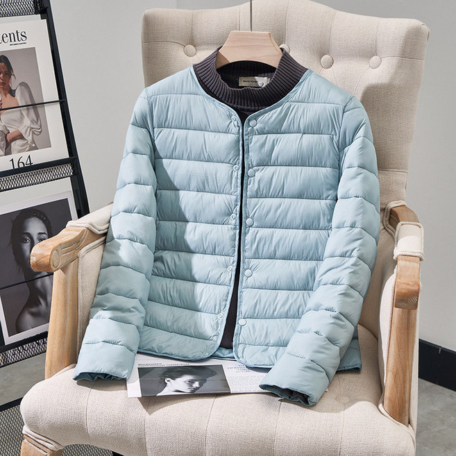 DarjinQD 여성용 웰론 경량 점퍼 BKLP826