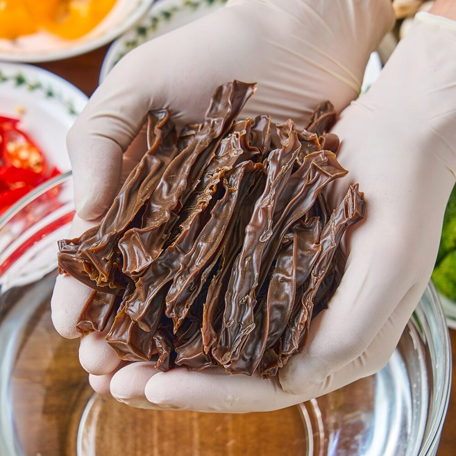 농가살리기 쫄깃탱글한 국내산 수제 도토리묵 (말린묵/묵 전분), 150g, 1개, 말린 도토리묵 (건조 전 1.5kg)