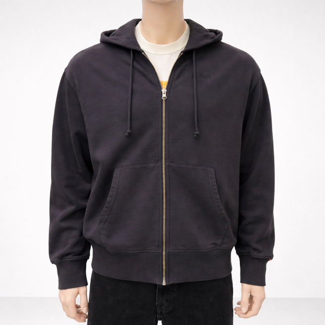 리바이스 간절기 학생 교복위에 입는 오버핏 후드집업