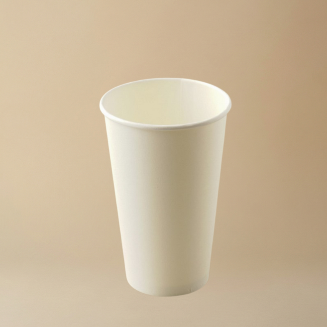 지구사랑 490ml 친환경 생분해 종이컵 일회용 컵 16oz, 20개, 50개