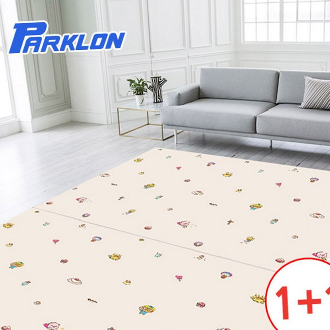 놀이매트 놀이방매트 매트 베란다 복도 뽀로로 스윗 아기 200x140x1.0cm 2P, 리프멜로우