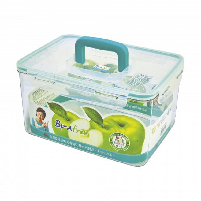김치 통 325x240x165mm 투명 트라이탄 물 동치미 용기, 1개