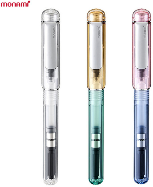 [모나미] 라인 만년필 EF촉, 로즈베이