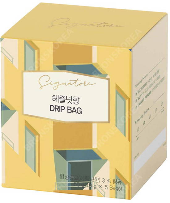 칸타타)드립 헤즐넛 5T, 1개, 10g, 5개입