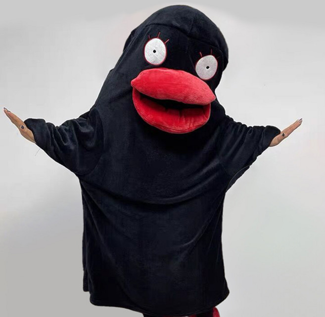 말랑마쥬 퀸퀸덕 오리잠옷 극세사 동물 잠옷 파자마파티 빅사이즈