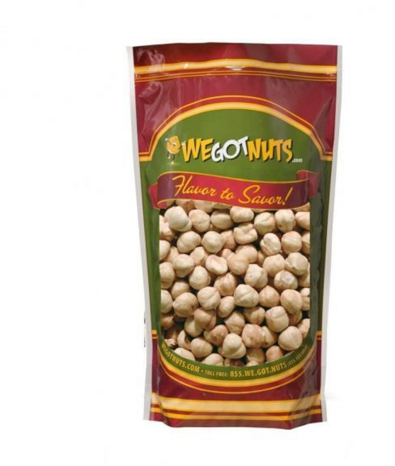 데친 헤이즐넛 필버트 3파운드 건조 로스팅 무염 - 재밀봉 가능한 백에 신선하게 포장) We Got Nuts®, Roasted, 3 Pound (Pack of 1), 1개