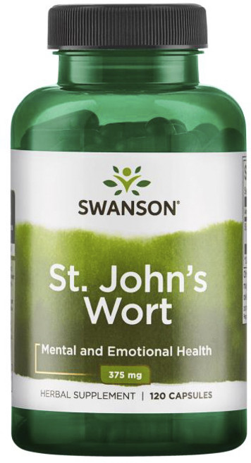Swanson 斯旺森 聖約翰草膠囊 375mg, 120顆, 1罐