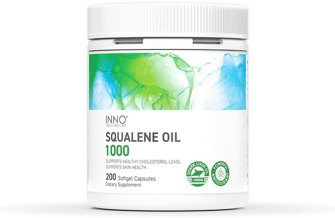 뉴질랜드 이노헬스앤케어 Inno Health & care Squalene Oil 스쿠알렌 오일 1000 소프트캡슐, 3개, 200정