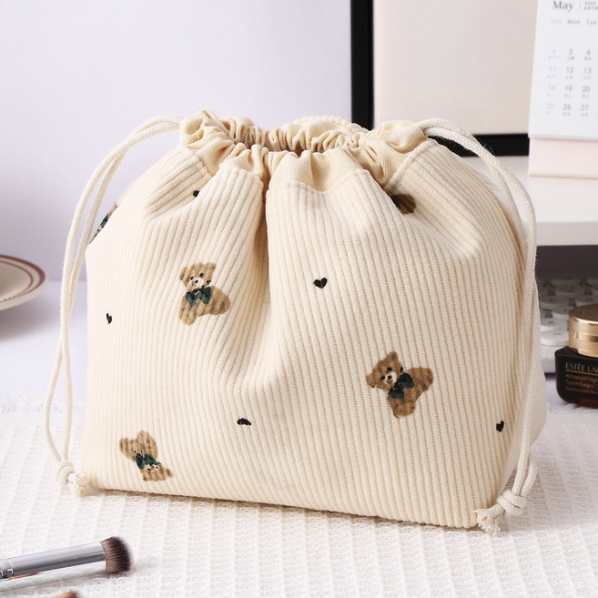 리소움 깔끔한정리 간편한 휴대 화장품 파우치