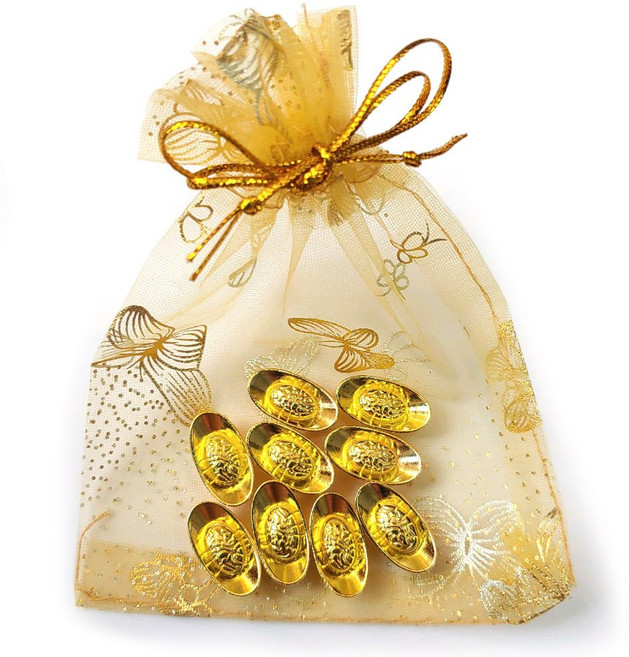 돈들어오는 복주머니 미니금원보 9개