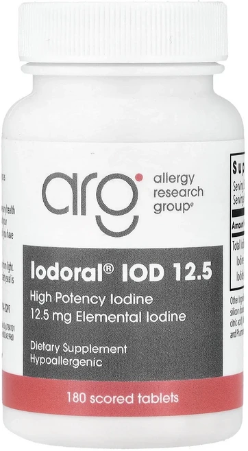 Optimox Iodoral® IOD 12.5 12.5mg 분할선이 있는 정제 180정, OptimoxIodoralIOD125125mg분할선이있, 1개 - 쿠팡