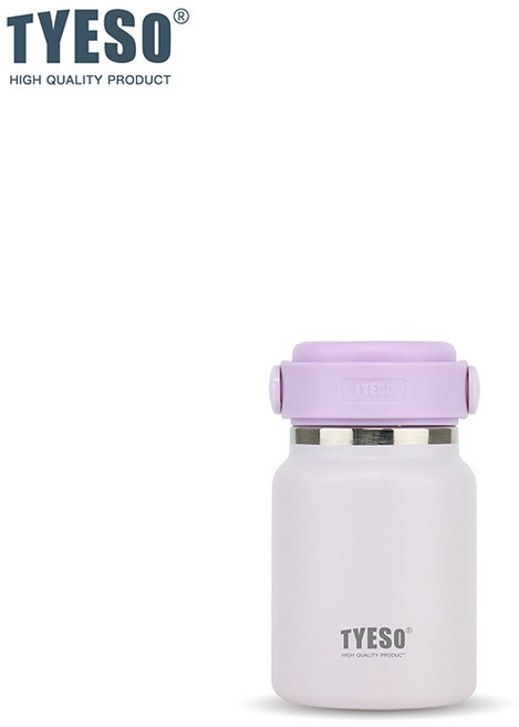 TYESO 保溫瓶, 芋泥紫, 1個, 160ml
