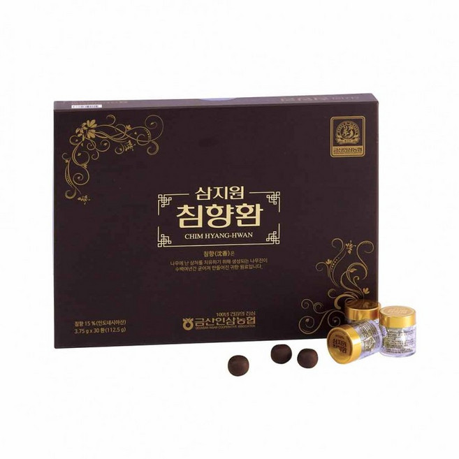 나오유 침향환 금산인삼농협 삼지원 30환 3.75g, 1개, 1정